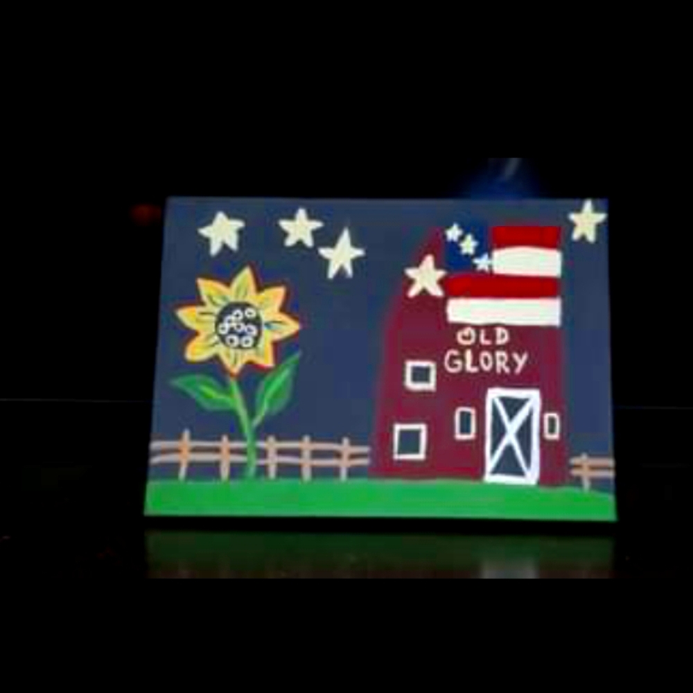 🎊🎉3/$25🎉🎊Hand painted on 5x7 Americana Decor